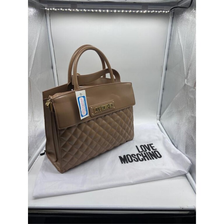 4822672 Borsa i love moschino beige