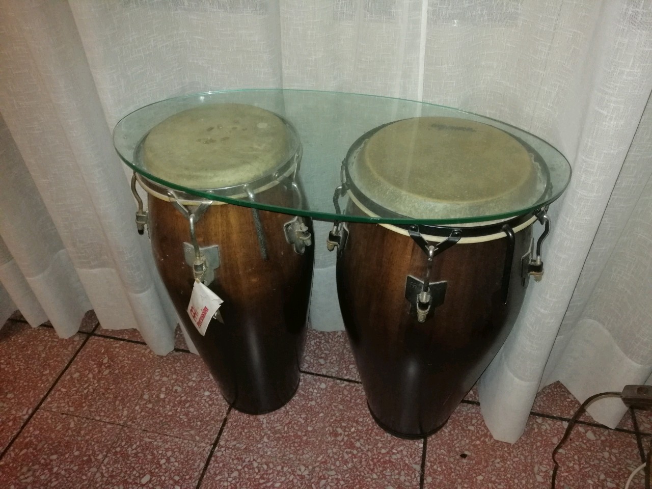 4815524 Coppia di congas Meinl con piano