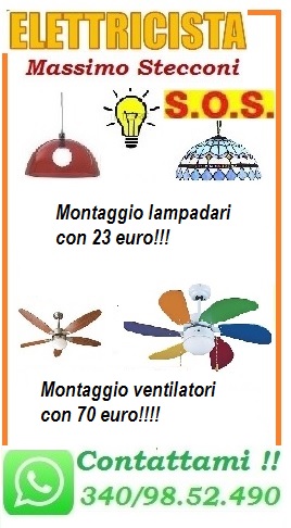 4876578 Lampadario 23 euro montaggio