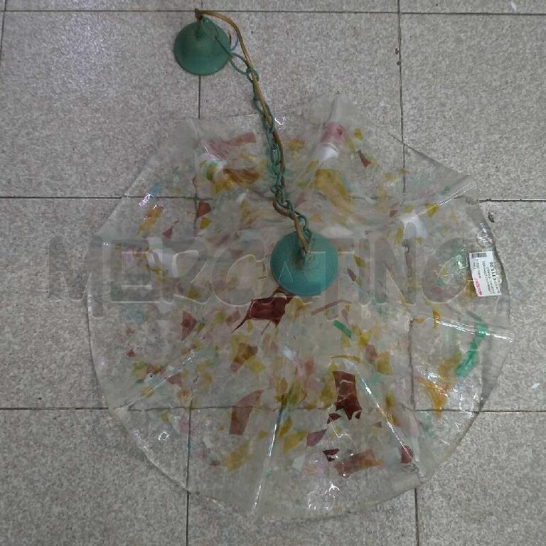 4974825 Lampadario vetro stile murano