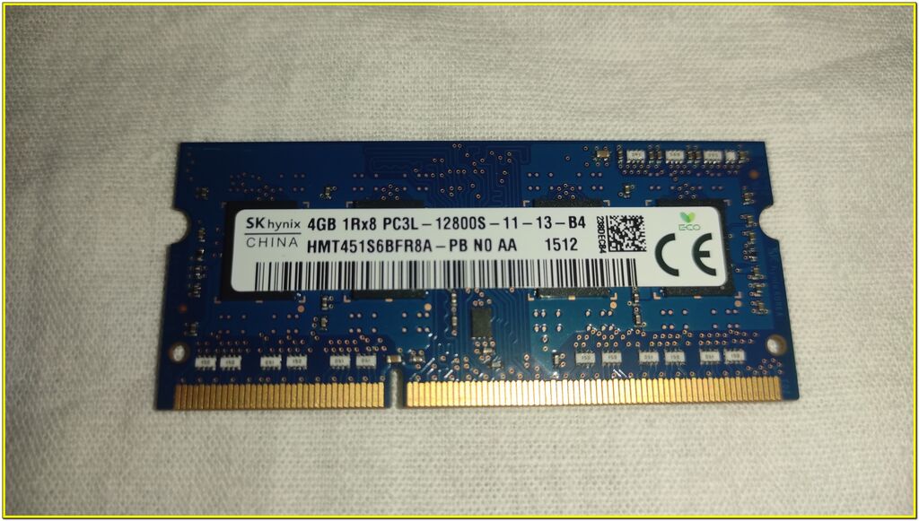 4720156 Memoria Ram DDR3L 4Gb 1600 Mgz