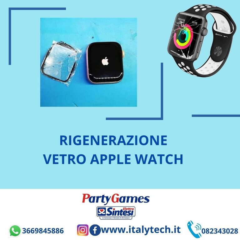 4806862 RIGENERAZIONE VETRO APPLE WATCH