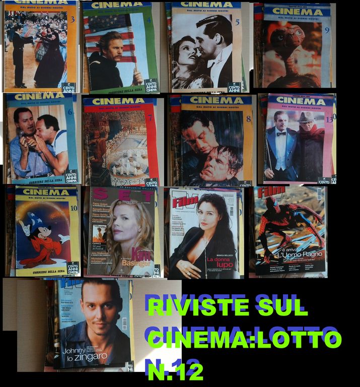 4065003 RIVISTE SUL CINEMA:LOTTO N.12