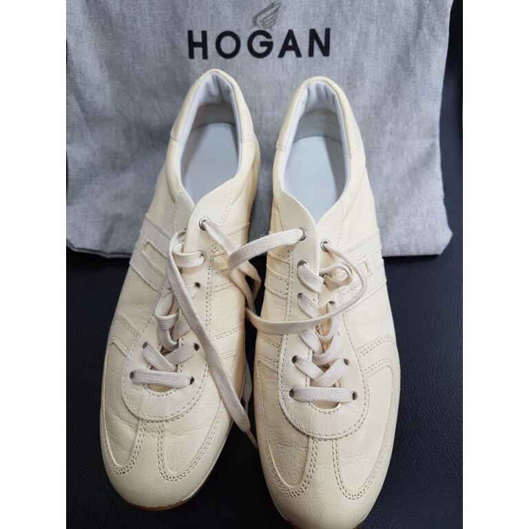 4814361 Scarpe donna hogan pelle panna