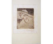 5002598  - SIGNORA  CON  CAPPELLO