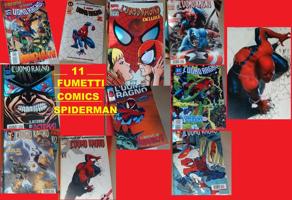 4340655 SPIDERMAN LOTTO N.11 FUMETTI